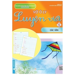 bộ vở ô ly luyện viết 1 - các vần - theo chuẩn chương trình sách giáo khoa mới - bộ sách cánh diều