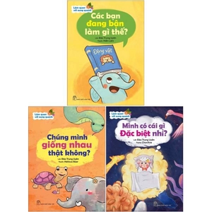 combo sách làm quen với xung quanh (bộ 3 cuốn)