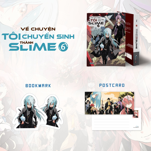 về chuyện tôi chuyển sinh thành slime - tập 6 - tặng kèm bookmark + postcard